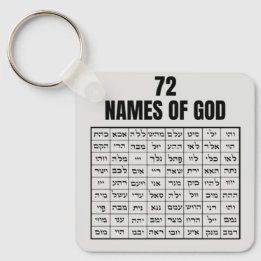 72 Names of God Key Ring