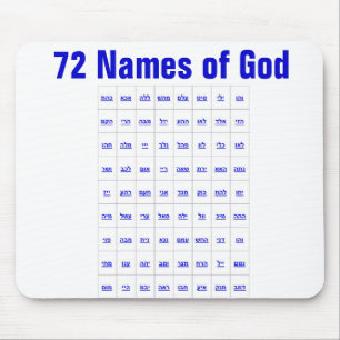 72 Names of God Mouse Pad