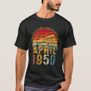 72 Year Old Awesome Since April 1950 Gifts 72Nd Bi T-Shirt