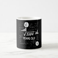 72 Year Old Bday Math Teacher 72nd Birthday Gift