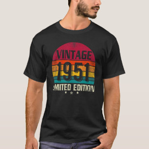 72 Years Old Vintage 1951 72th Birthday T-Shirt