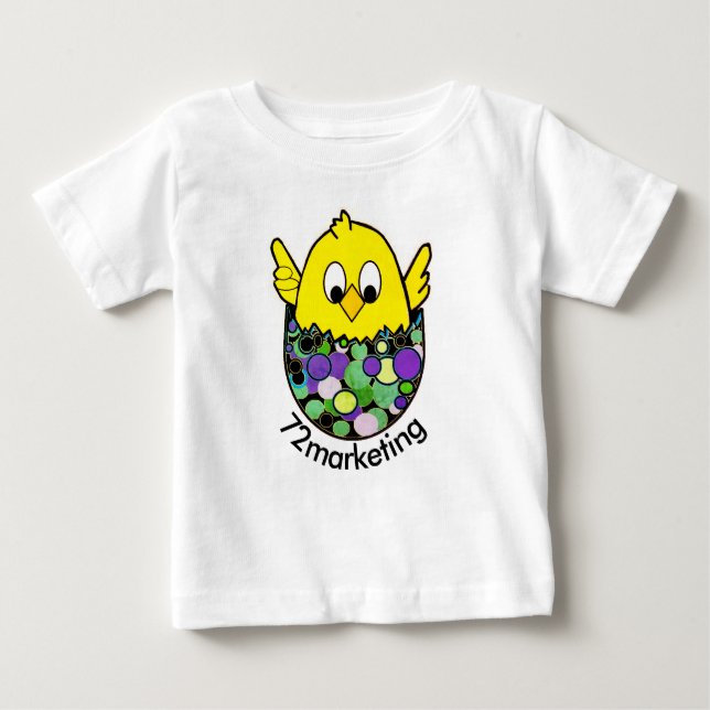 72marketing chick easter hatching spring baby top (Front)