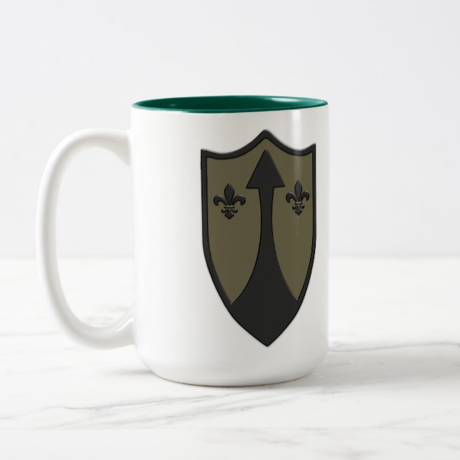 72nd Ordnance Battalion Dress and Subdued Two-Tone Coffee Mug (Left)