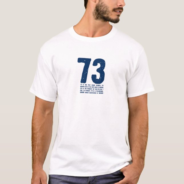 73 is the Best Number T-Shirt (Front)