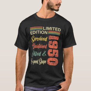 73 Year Old Limited Edition Vintage 1950 Birthday T-Shirt