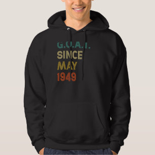 73rd Birthday 73 Years Old Goat Since May 1949 Hoodie