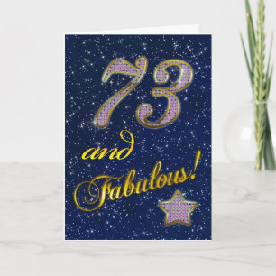 73rd birthday for someone Fabulous Card
