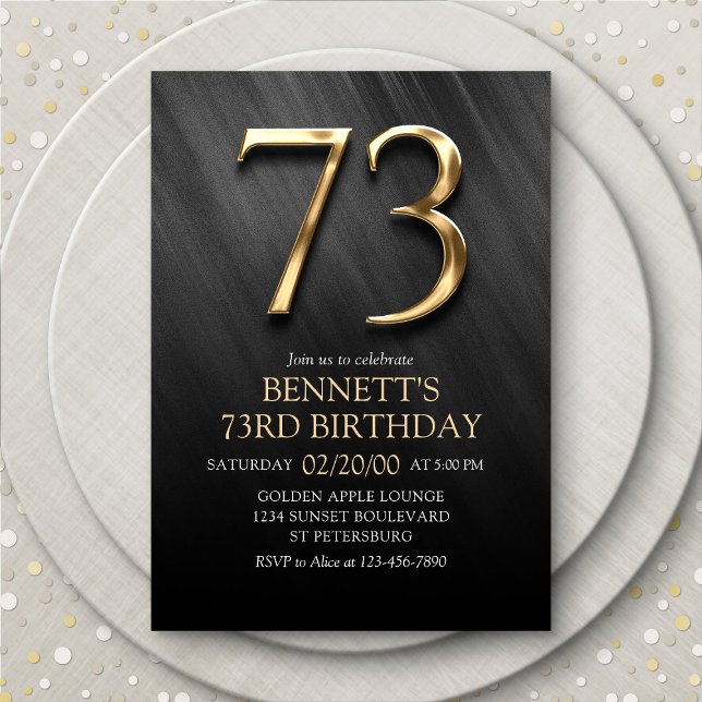 73rd Birthday Invitation (Creator Uploaded)