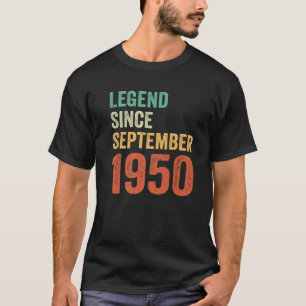73Rd Birthday Legend Since September 1950 Women Me T-Shirt