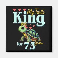 73rd Wedding Anniversary Couples My Turtle King Fo