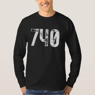 740 Area Code Newark OH Mobile Telephone Area Code T-Shirt
