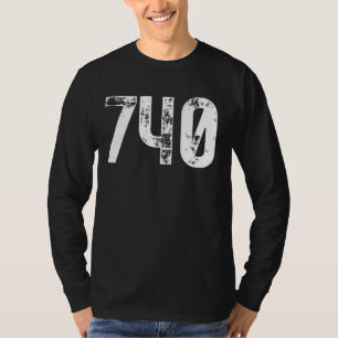 740 Area Code Newark OH Mobile Telephone Area Code T-Shirt