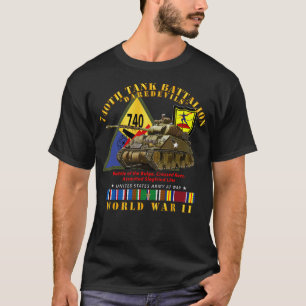 740th Tank Battalion s w Tank w SSI WWII EU SVC
