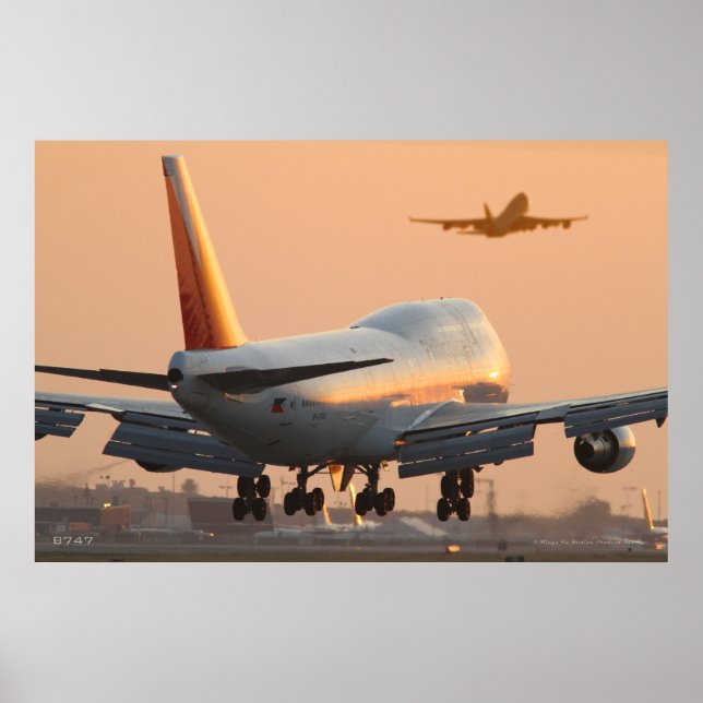 747 AIRLINER POSTER (Front)