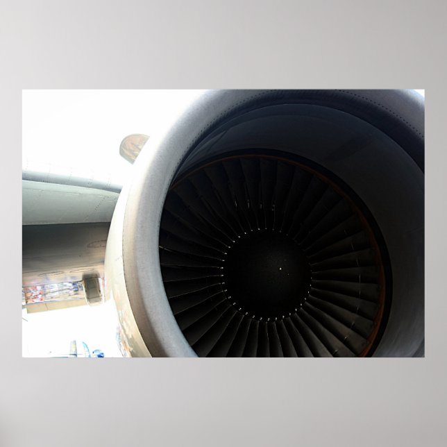 747 Engine Poster (Front)