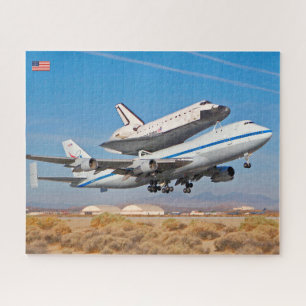 747 SPACE SHUTTLE CARRIER AIRCRAFT (16x20 inch) Jigsaw Puzzle