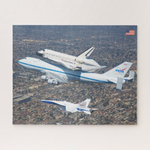 747 SPACE SHUTTLE CARRIER AIRCRAFT (16x20 inch) Jigsaw Puzzle