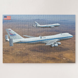 747 SPACE SHUTTLE CARRIER AIRCRAFT (20x30 INCH) Jigsaw Puzzle