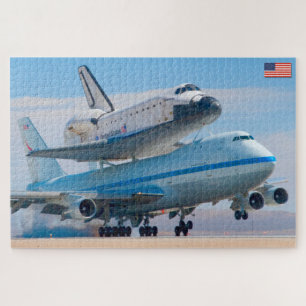 747 SPACE SHUTTLE CARRIER AIRCRAFT (20x30 INCH) Jigsaw Puzzle