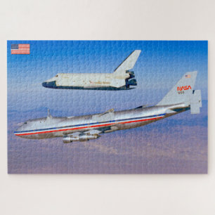 747 SPACE SHUTTLE CARRIER AIRCRAFT (20x30 INCH) Jigsaw Puzzle