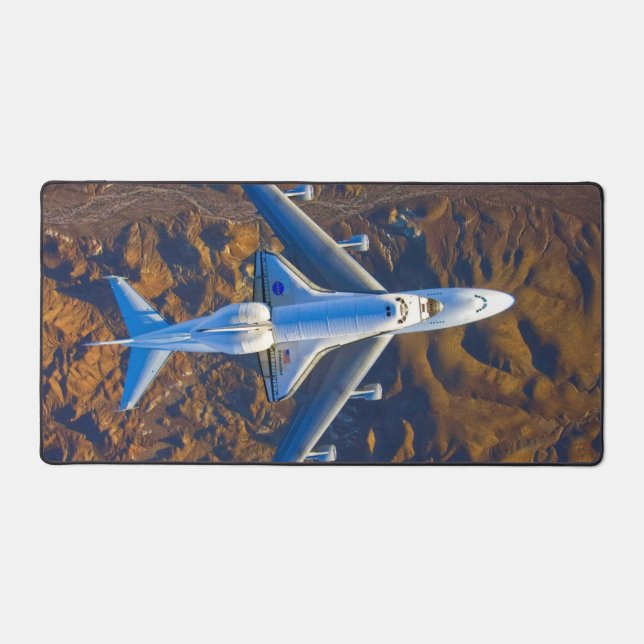 747 SPACE SHUTTLE CARRIER AIRCRAFT DESK MAT (Front)