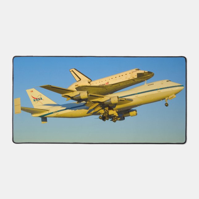 747 SPACE SHUTTLE CARRIER AIRCRAFT DESK MAT (Front)