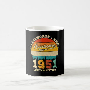 74 Year Old Bday 1951 Awesome 74th Birthday Gift Coffee Mug