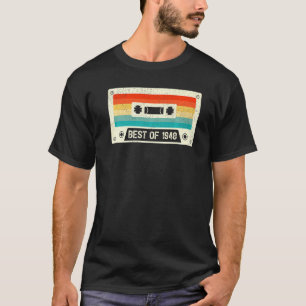 74 Year Old Cassette Tape Vintage Best Of 1948 74t T-Shirt
