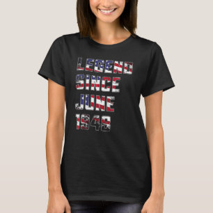 74 Year Old Legend Since June 1948 74th Birthday T-Shirt