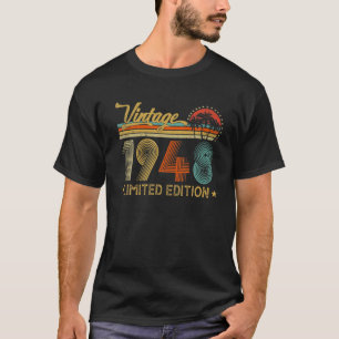 74 Years Old Vintage 1948 74Th Birthday Limited Ed T-Shirt