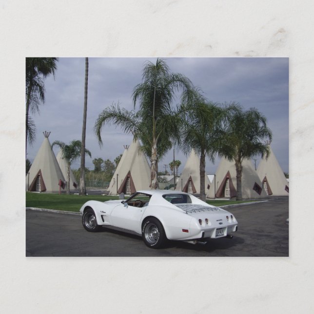 75 Corvette Postcard (Front)