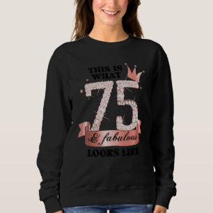 75 & Fabulous I Rose And White Party Group Candid  Sweatshirt