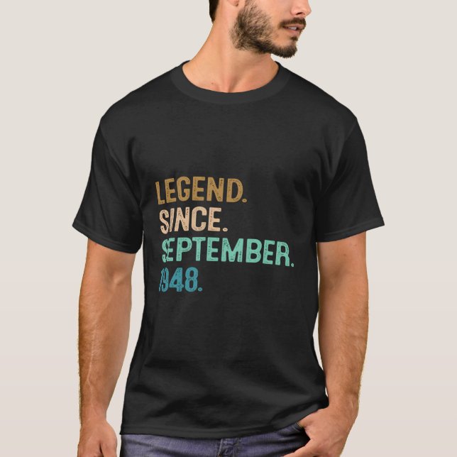 75 September 1948 75Th T-Shirt (Front)