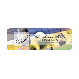 .75"x2.25" Return Address Mason Jar Candle Holders Label