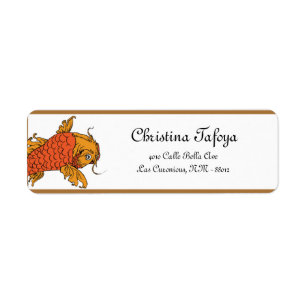 .75"x 2.25" Return Address Geisha Label