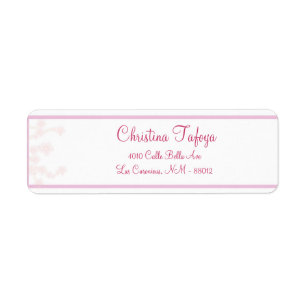 .75" x 2.25" Return Address Lovers in Paris Label