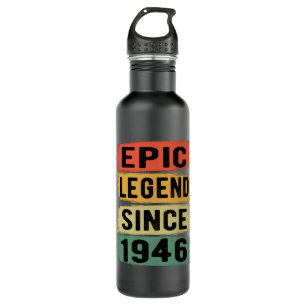 75 Years Old Bday 1946 Epic Legend 76th Birthday 710 Ml Water Bottle