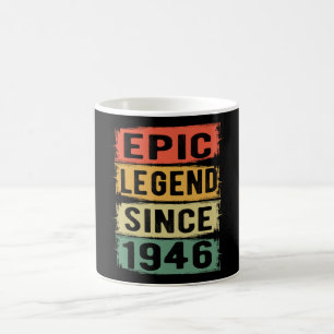 75 Years Old Bday 1946 Epic Legend 76th Birthday Coffee Mug