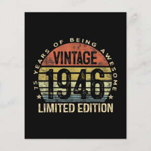75 Years Old Gifts Vintage 1946 Birthday
