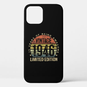 75 Years Old Gifts Vintage 1946 Birthday iPhone 12 Pro Case