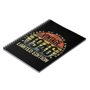 75 Years Old Gifts Vintage 1946 Birthday Notebook