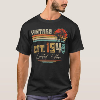 75 Years Old Vintage 1948 75th Birthday T-Shirt