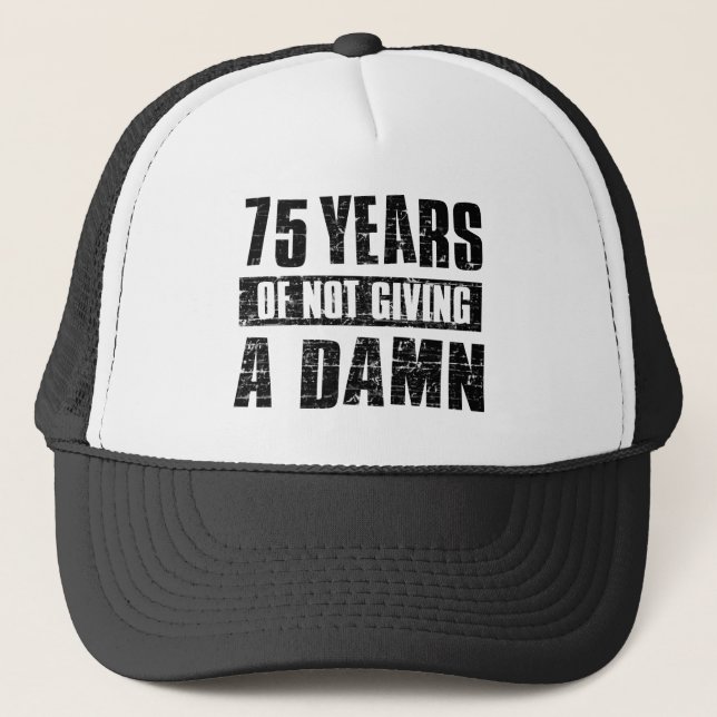 75 years trucker hat (Front)