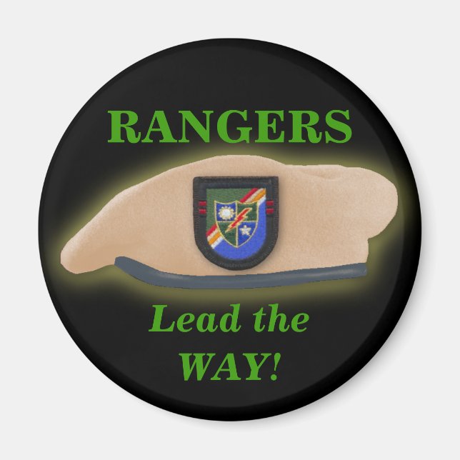 75th airborne rangers patch veterans ww2 magnet (Front)