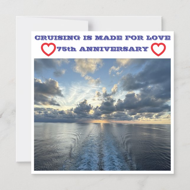 75th ANNIVERSARY CRUISE DOOR MAGNET (Front)