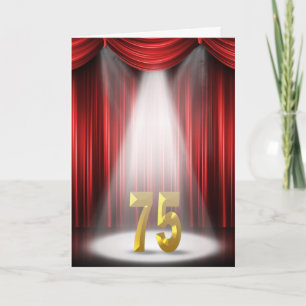 75th Anniversary Spotlight Congratulations Card