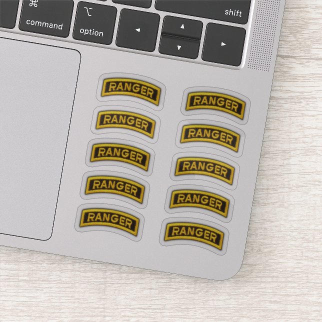 75th Army Ranger Regiment Veteran Contour Stickers (Detail)