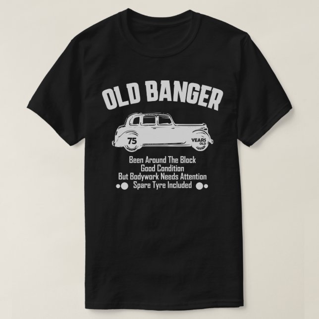 75th birthday 1 T-Shirt (Design Front)