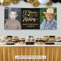 75th Birthday 2 Photos 75 Years in the Making