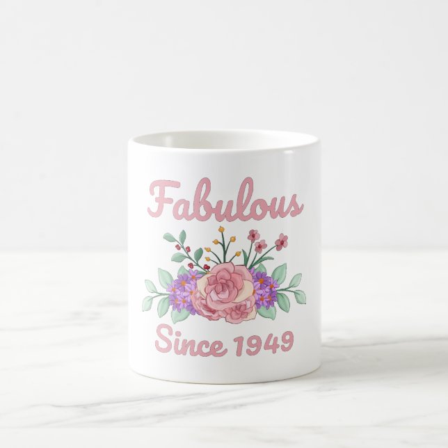 75th Birthday Coffee Mug (Center)